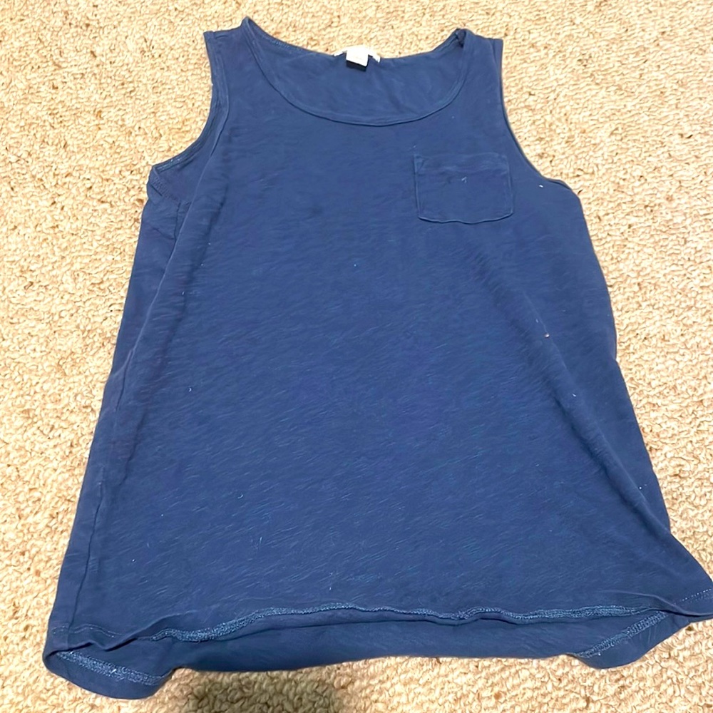 NAVY BLUE GIRLS TANK TOP